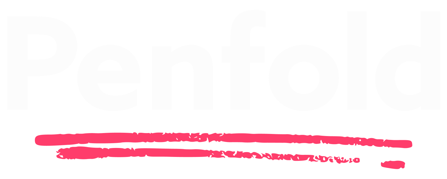 Penfold logo pink transparent (Dark BGs)